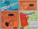 Norman Granz Jazz at the Philharmonic Vols 1 2 4 5-4 LPs-Stone Martin-VERVE-VG+