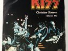 Kiss VERY RARE 1977 Spanish single.Christine Sixteen/Shock Me 'Live'