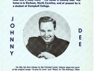 JOHNNY DEE - SITTIN' IN THE BALCONY / A-PLUS IN LOVE - COLONIAL 45RPM & PIC. SL.