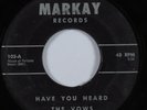 Doo Wop 45 VOWS Have You Heard MARKAY HEAR