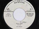 Elvis Presley 45 - Old Shep - RCA Victor - mp3 - rare single-sided OG promo