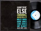 CANNONBALL ADDERLEY MILES DAVIS Somethin' Else LP BLUE NOTE 1595 RVG EAR DG MONO