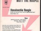 MOTT THE HOOPLE Honaloochie Boogie 7