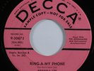 Rockabilly 45 BRENDA LEE Ring-A-My Phone DECCA VG+ promo HEAR