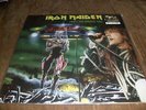 IRON MAIDEN RARE 2 LP COULEURS FIERY THE ANGELS FELL