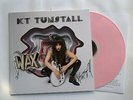 KT TUNSTALL - WAX - SIGNED PINK VINYL LP - V3211