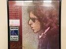 bob dylan SIGNED  blood on the tracks vinyl 1st CDN press framed w.ticket/pass