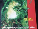 Nirvana - All Apologies / Rape me  Vinyle, Maxi 45  hollande
