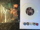 PANTERA THE BADGE 5 MINUTES ALONE RARE WHITE VINYL & BADGES 7