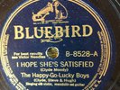 Bluebird 8528 Happy-Go-Lucky Boys (STEVE LEDFORD) 78rpm Country1940 E-