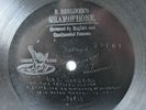 78rpm E. BERLINER GRAMOPHONE Paris 1899   FLUTE DUET Fontbonne & Jacquemont