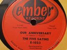 THE FIVE SATINS  --- Ember 1025---   NM-    