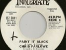 Chris Farlowe - Paint It Black - USA Immediate Records 7'' Single