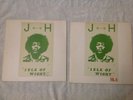 JIMI HENDRIX   ISLE OF WIGHT ** 2 x Early WHITE LABEL LP's Vol 1 and 2