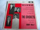 THE CRICKETS Feat. BUDDY HOLLY   THAT'LL BE THE DAY ** 1961 CORAL 45 EP