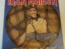 iron maiden - another piece of mind  -7' - clear vinyl