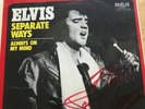 ELVIS PRESLEY Separate Ways/Always On My Mind James Burton Autograph SIGNED 45