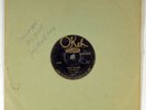 78 RPM -- Mississippi John Hurt, Okeh 8724 + autograph, G  Blues  Charley Patton