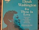 Dinah Washington ?– For Those In Love, Excellent,  Emarcy ?– MG 36011
