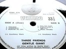GENTLE GIANT THREE FRIENDS 1st Press VERTIGO SWIRL Nr Mint 1 PLAY UK classic