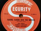 RARE North Carolina Ridge Runners 78RPM Security 1005 Ola Belle Reed...