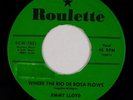JIMMY LLOYD: Where the Rio De Rosa Flows US Roulette Rockabilly 45 HEAR