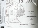 J-M. CLÈMENT  J.S.BACH  CELLO SUITES  ANALOGPHONIC LP-43064 SOL-60016/17