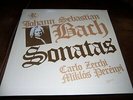 Perenyi Miklos, Carlo Zecchi:Bach:Sonata in G major,Dmajor and G minor LP M-/M-
