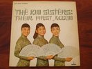 The Kim Sisters. Their First Album. VG+ Hawaii Korea Pop Vocals LP