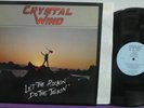 CRYSTAL WIND Let The Rockin LP PRIVATE PRESS Killer Punch 80s HARD ROCK NM