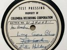BILLIE HOLIDAY & HER ORCH - ‘LONG GONE BLUES’ ‘GEORGE AVAKIAN’ AUDITION TEST 78