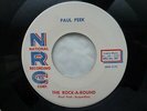 PAUL PEEK 45 'THE ROCK-A-ROUND' USA NRC KILLER 1958 ROCKABILLY TWIN SPIN M-