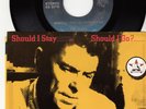 THE CLASH - SHOULD I STAY OR SHOULD I GO 45 WPS - RARE SLEEVE - WITHDRAWN