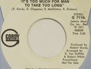 ERIC & VIKINGS It’s Too Much For Man To Take GORDY 45 northern soul NM HEAR