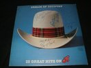 CREAM OF COUNTRY LP - SIGNED BY SKEETER DAVIS, BOXCAR WILLIE, COLORADO ETC.