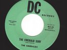 HEAR  Rare  Emeralds Surf Surfin' Round The World DC Records 179 45 Vinyl Garage
