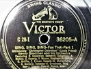 78rpm BENNY GOODMAN  SING SING SING 12