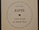 Marcelle MEYER - RAVEL - Piano works- DISCOPHILES FRANCAIS - ALPHA DB 103 / Ex
