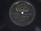 Fiddlin' Powers Family 78 Victor Record Little Old Cabin Sour Wood Mountains
