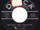 Rocker 45 - KENNY LEE MARTIN - The Rock Keeps Rollin' On / The Shape I'm In
