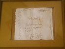 Bob Dylan Handwritten Signed Lyrics 