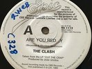 THE CLASH...ARE YOU RED...Y - - Rare 1985 Australian Only PROMO 7