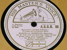 MARCELLA SEMBRICH, SOPRANO SONGS IN GERMAN AND POLISH  HMV AGSB88
