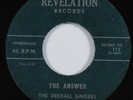 Gospel 45 DREXALL SINGERS The Answer REVELATION VG+ HEAR