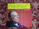Bohm: Brahms: Symphony no. 1 '60 DGG tulip SLPM 138113 RED STEREO RARE Near MINT