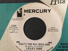 LESLEY GORE -  THAT'S THE WAY BOYS ARE - WHITE LABEL PROMO 45 RPM, 1964,