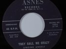 Gospel 45 SINGING ANGELS They Call Me Crazy ASNES HEAR