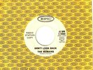 THE REMAINS Don't Look Back / Me Right Now EPIC Rare Punk Garage Promo 45 VG++
