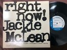 JACKIE MCLEAN RIGHT NOW BLUE NOTE GXK 8086 STEREO JAPAN VINYL LP