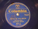JAZZ GERTRUDE NIESEN Devil In The Moon RBCOLUMBIA 3021 E- A-1 Stampers
